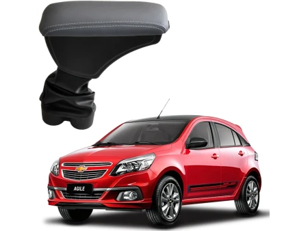 Apoio Descanso Encosto de Braço CHEVROLET AGILE - Cinza - 2009 a 2016