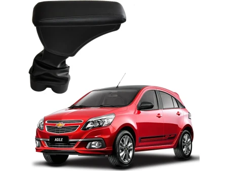 Apoio Descanso Encosto de Braço CHEVROLET AGILE - Preto  - 2009 a 2016