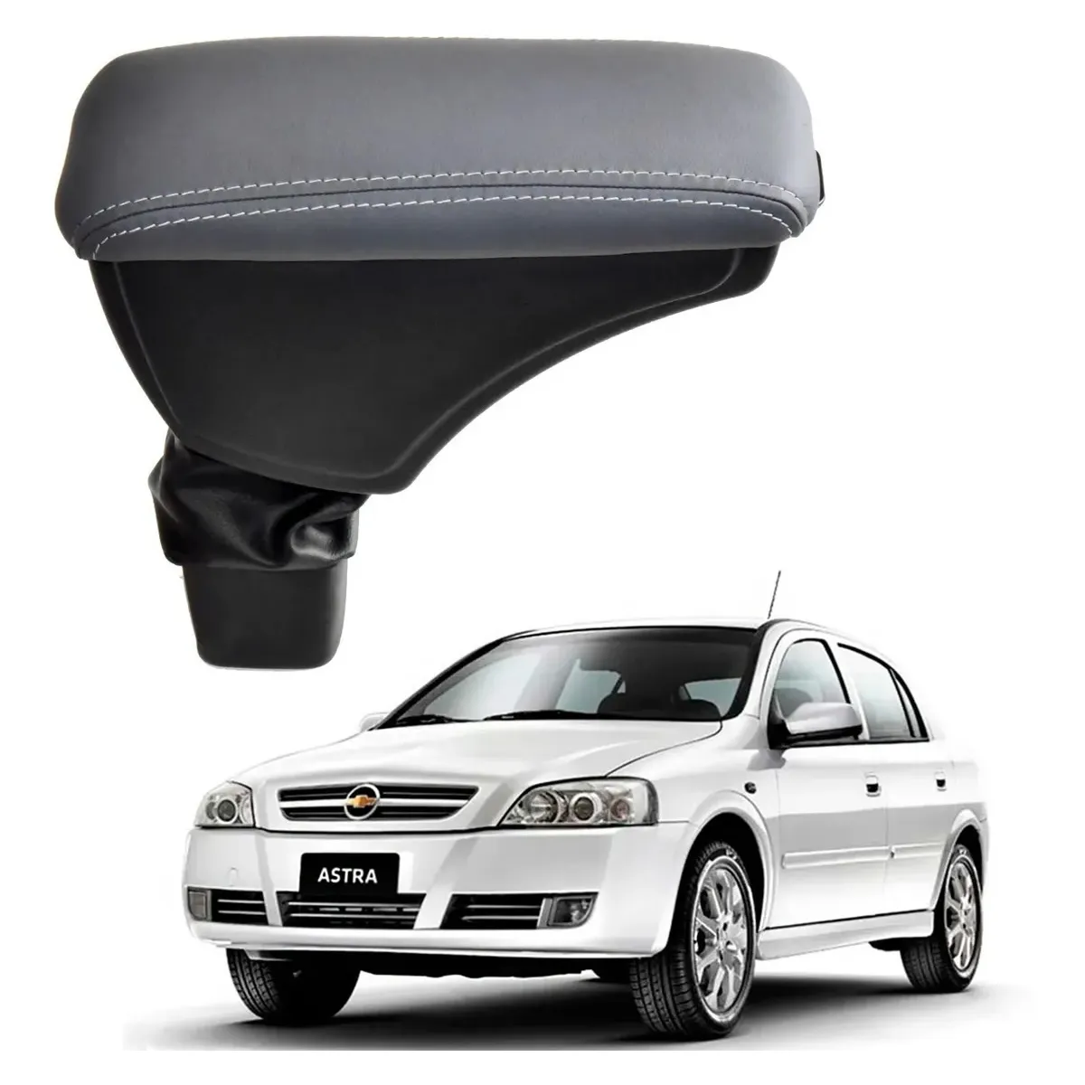 Apoio Descanso Encosto de Braço CHEVROLET ASTRA - Cinza - 1998 a 2011