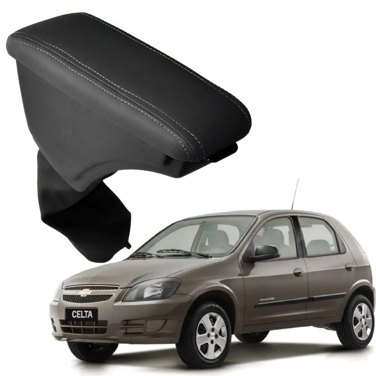 Apoio Descanso Encosto de Braço CHEVROLET CELTA - Grafite - 1994 a 2016