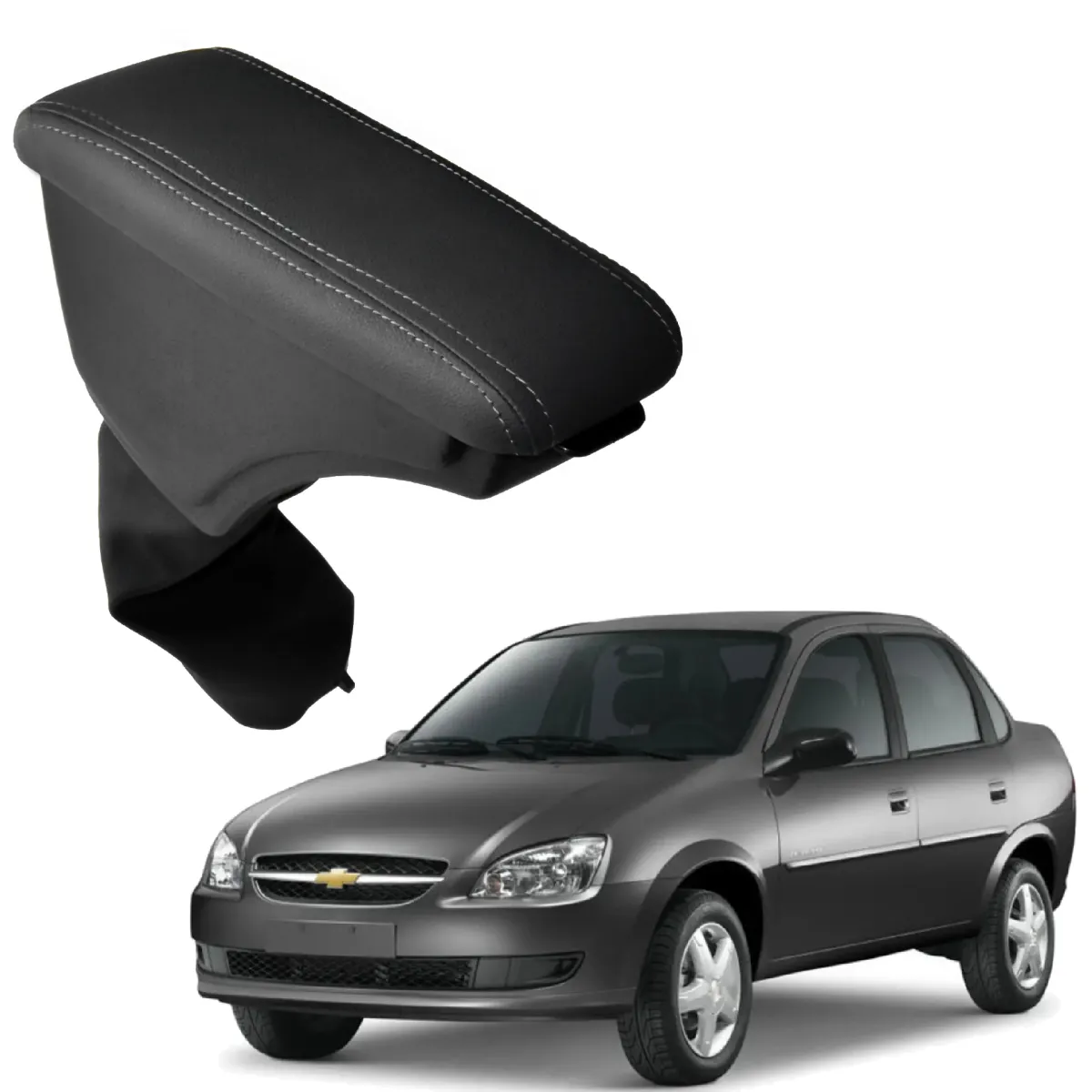 Apoio Descanso Encosto de Braço CHEVROLET CORSA CLASSIC - Grafite - 1994 a 2016