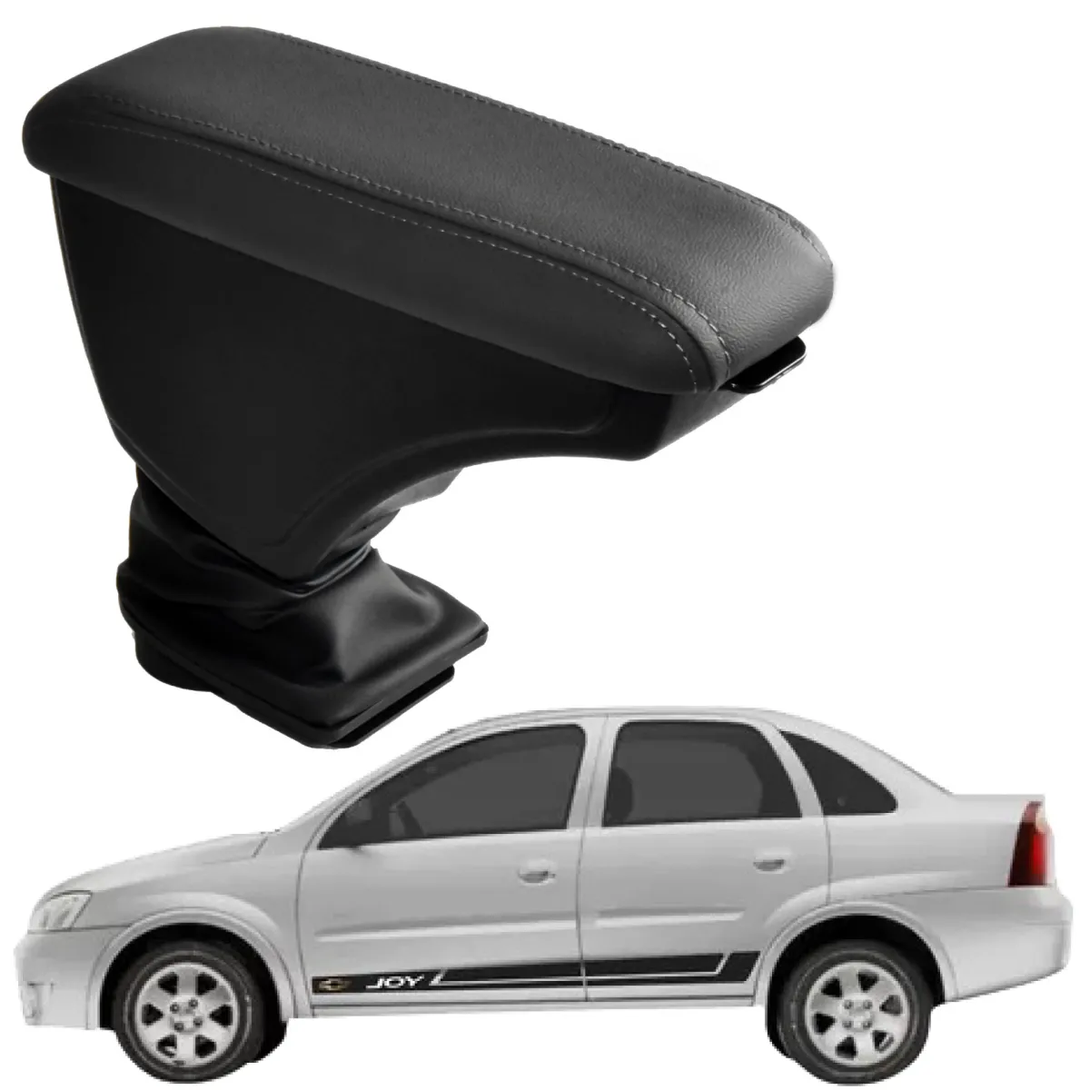 Apoio Descanso Encosto de Braço CHEVROLET CORSA JOY - Grafite - 2002 a 2012