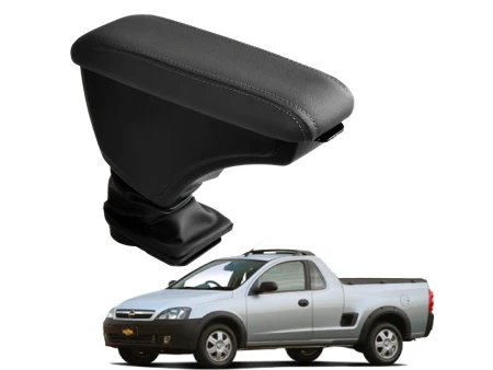 Apoio Descanso Encosto de Braço CHEVROLET MONTANA ANTIGA - Grafite - 2004 a 2010