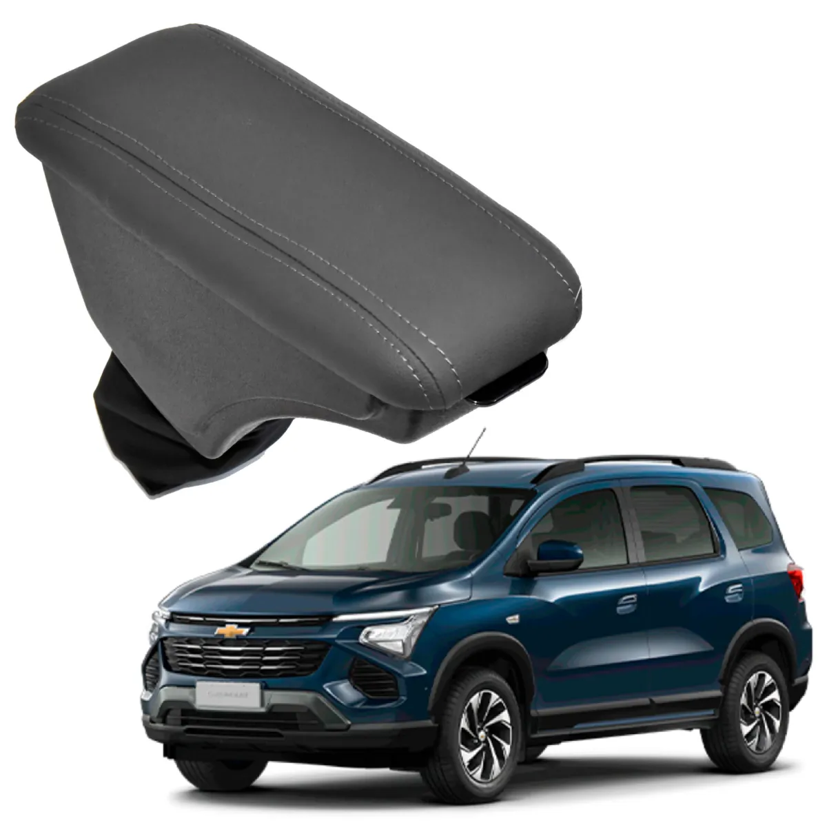 Apoio Descanso Encosto de Braço CHEVROLET NOVA SPIN - Grafite - 2024 a 2025