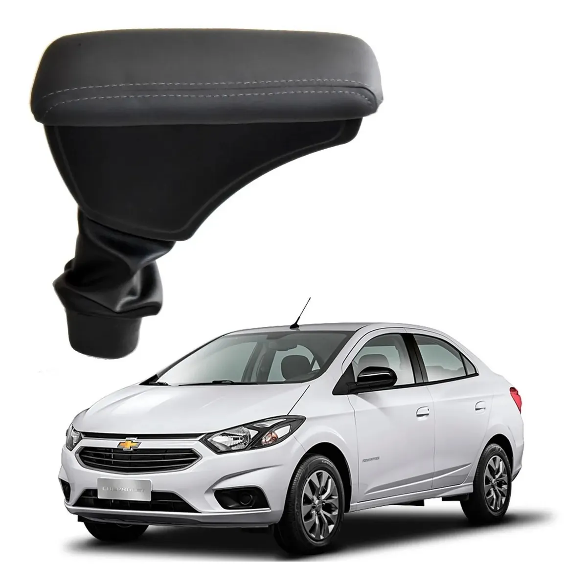 Apoio Descanso Encosto de Braço CHEVROLET NOVO PRISMA - Grafite - 2013 a 2021