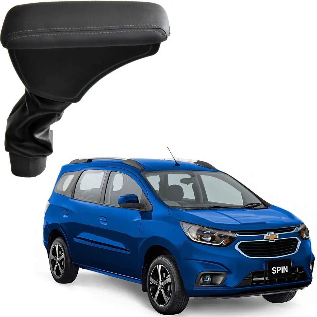 Apoio Descanso Encosto de Braço CHEVROLET SPIN - Grafite - 2012 a 2023