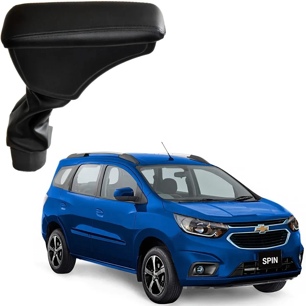 Apoio Descanso Encosto de Braço CHEVROLET SPIN - Preto  - 2012 a 2023