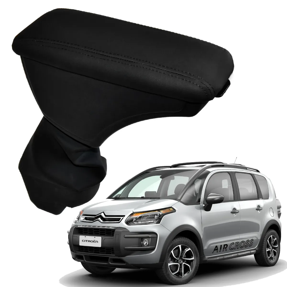 Apoio Descanso Encosto de Braço CITROEN AIRCROSS - Preto  - 2012 a 2020