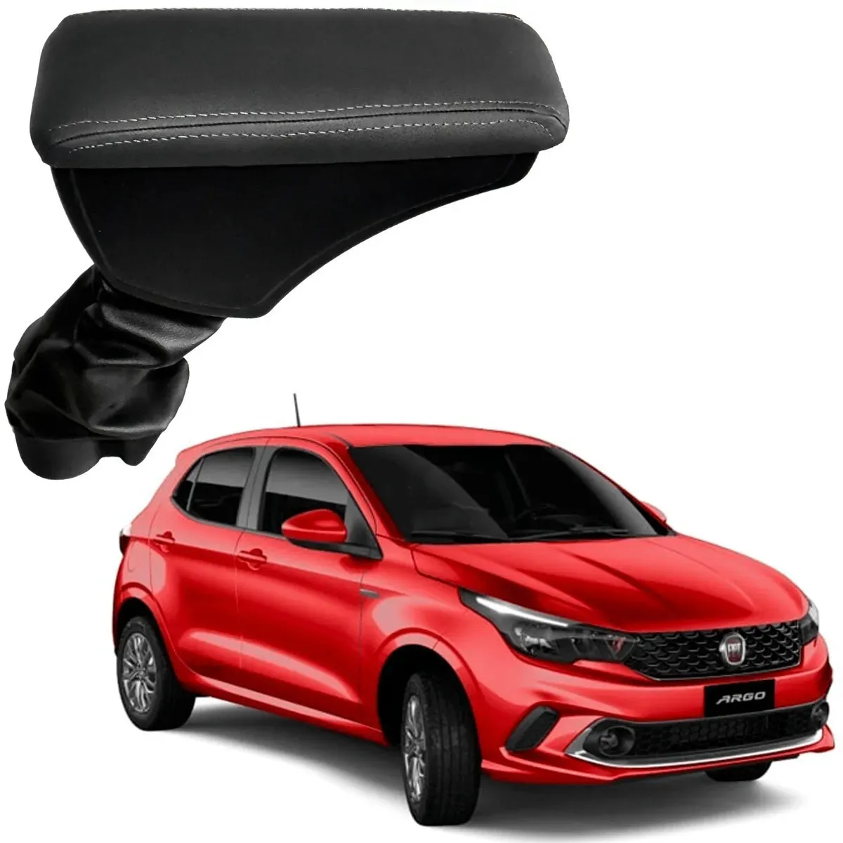Apoio Descanso Encosto de Braço FIAT ARGO - Grafite - 2017 a 2025