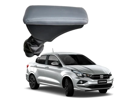 Apoio Descanso Encosto de Braço FIAT CRONOS - Cinza - 2018 a 2025