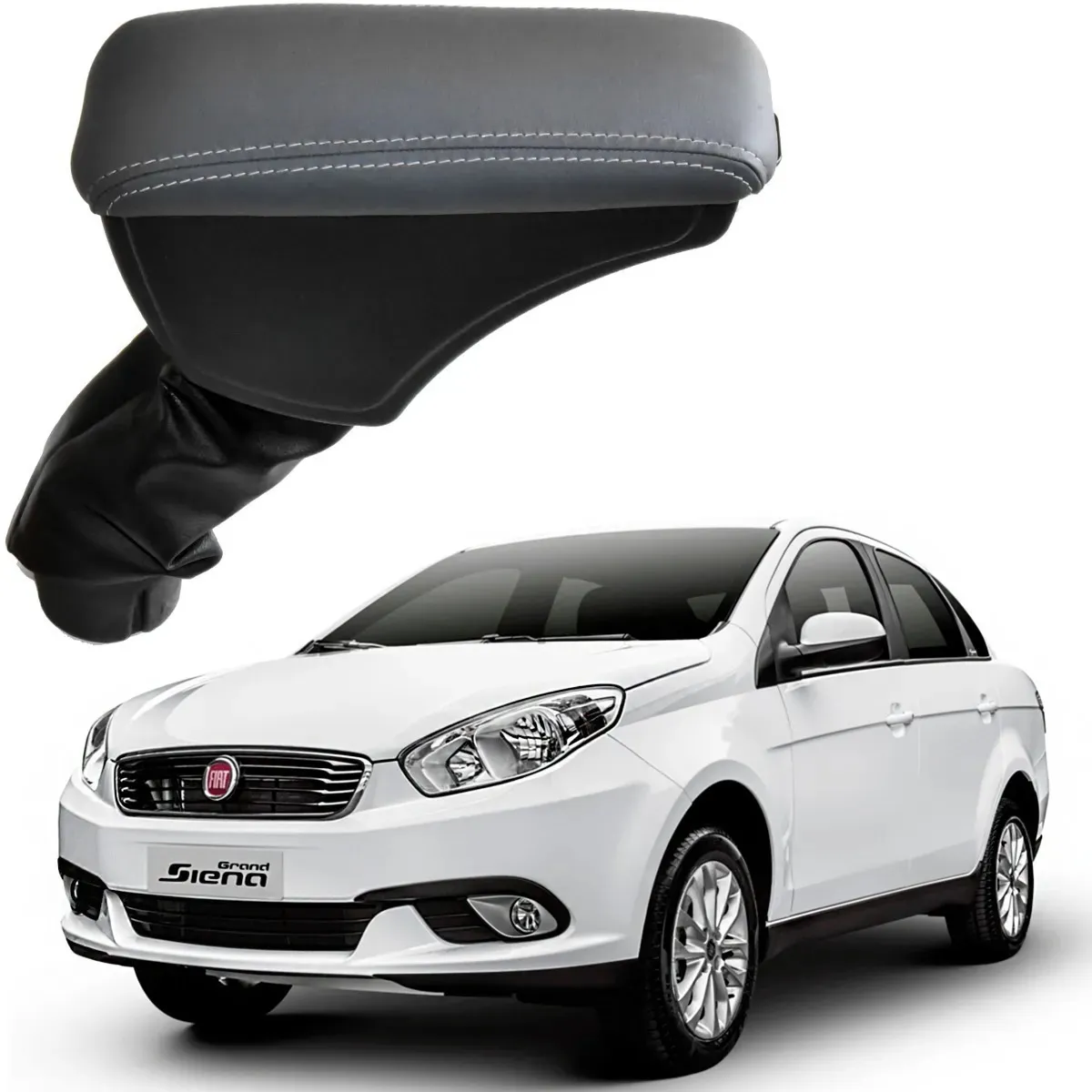 Apoio Descanso Encosto de Braço FIAT GRAND SIENA - Cinza - 2012 a 2021