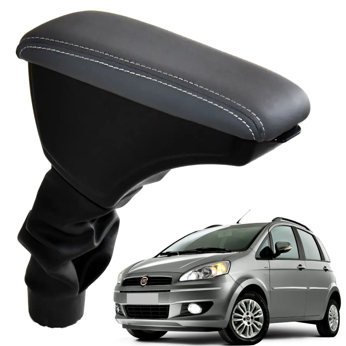 Apoio Descanso Encosto de Braço FIAT IDEA - Cinza - 2005 a 2016