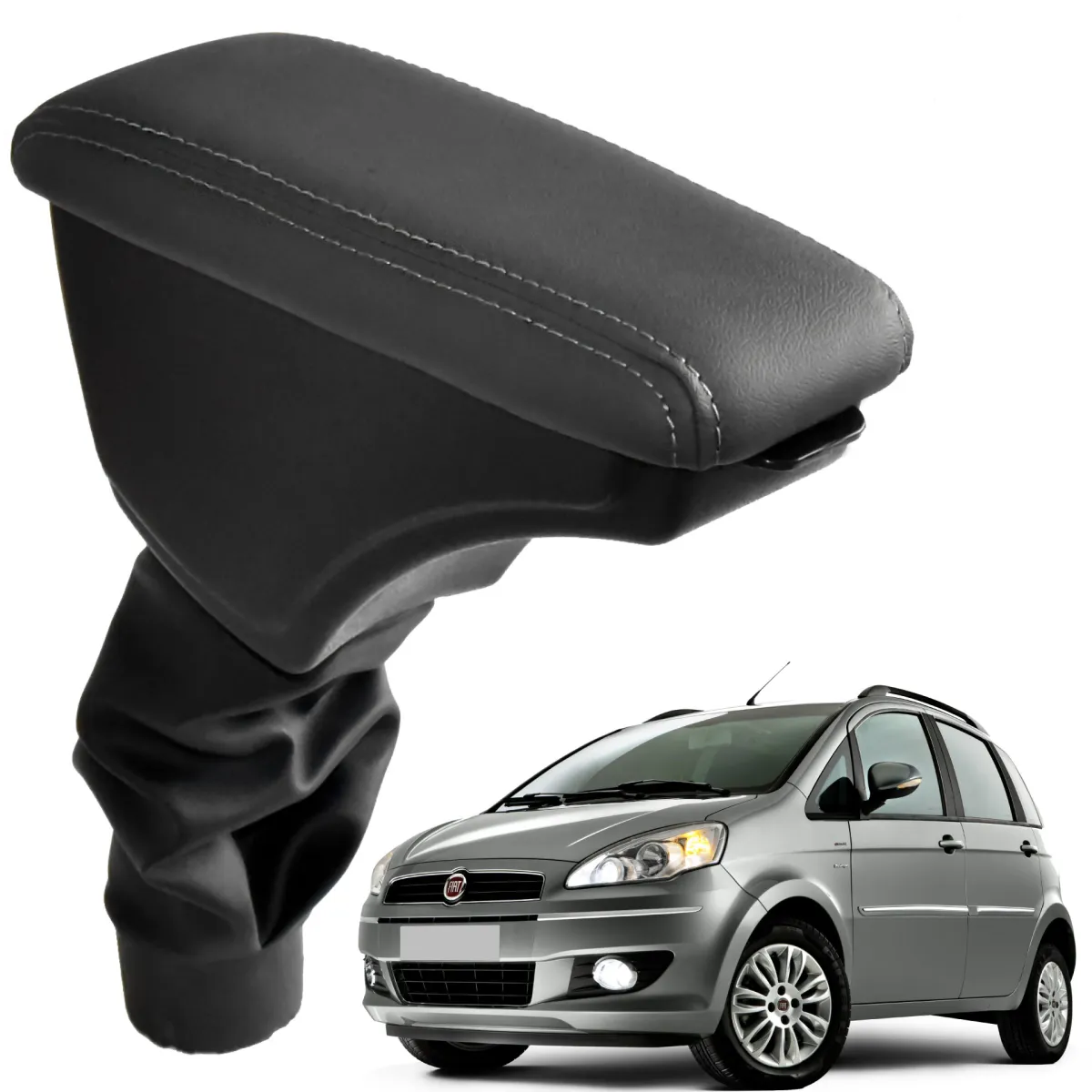 Apoio Descanso Encosto de Braço FIAT IDEA - Grafite - 2005 a 2016