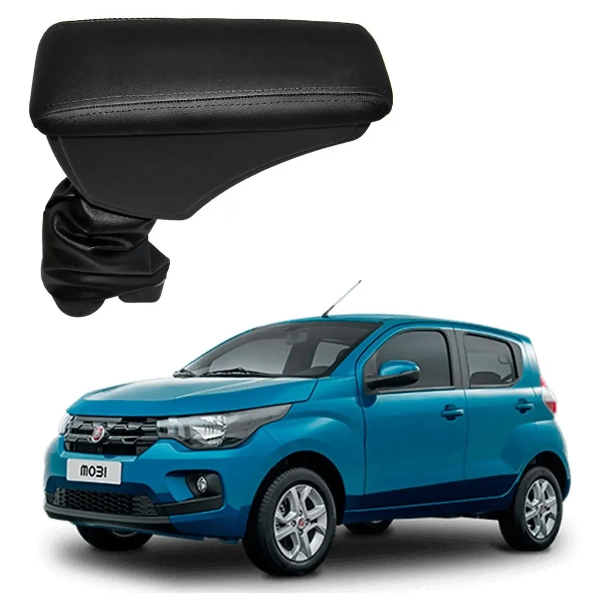 Apoio Descanso Encosto de Braço FIAT MOBI - Preto  - 2016 a 2025