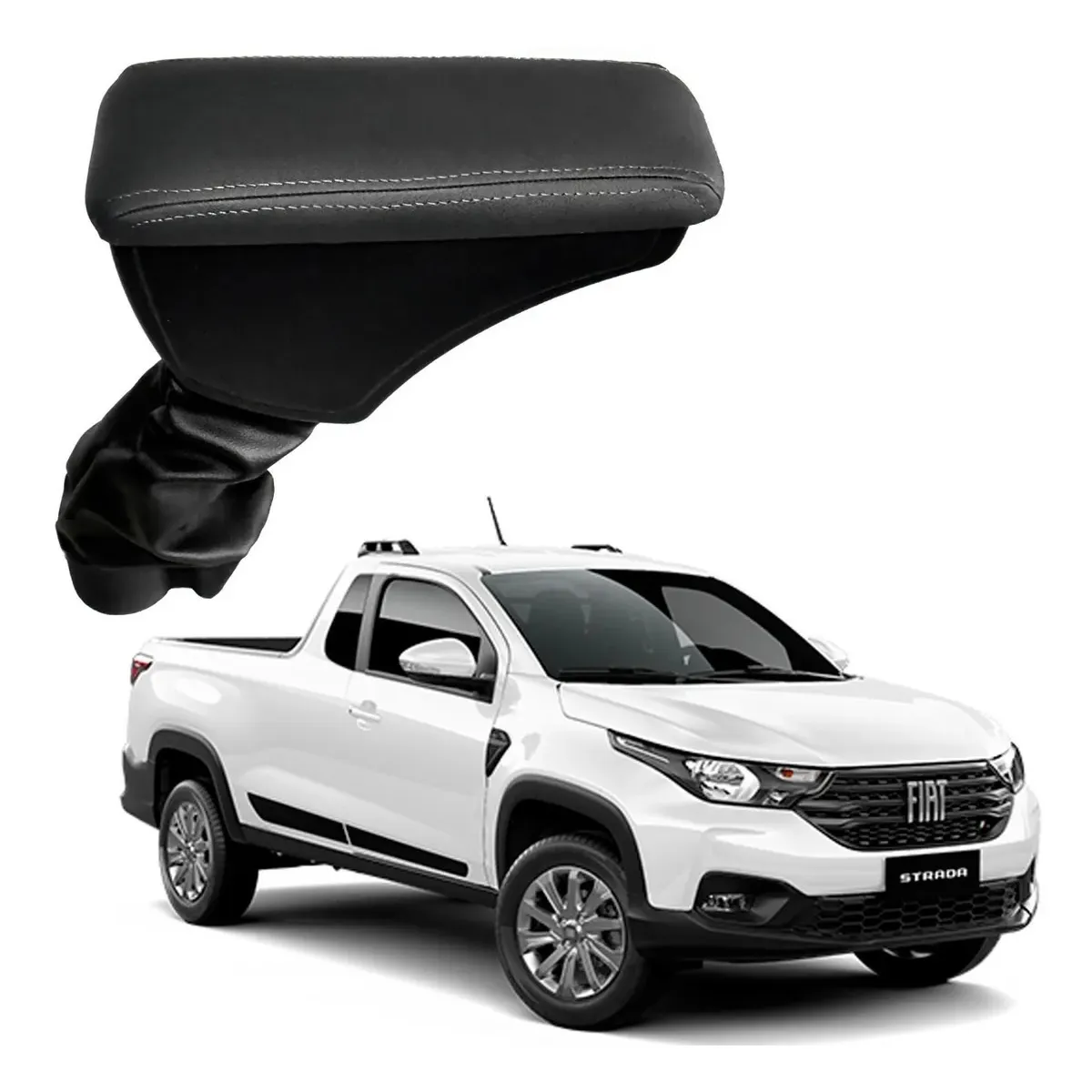 Apoio Descanso Encosto de Braço FIAT NOVA STRADA - Grafite - 2020 a 2025
