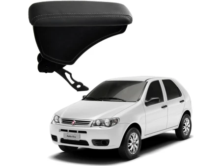Apoio Descanso Encosto de Braço FIAT PALIO COM ENGATE CURVO - Grafite - 1996 a 2012