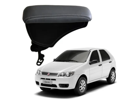 Apoio Descanso Encosto de Braço FIAT PALIO COM ENGATE RETO - Cinza - 1996 a 2012