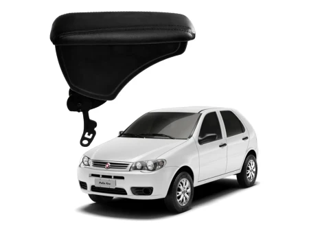 Apoio Descanso Encosto de Braço FIAT PALIO COM ENGATE RETO - Preto  - 1996 a 2012