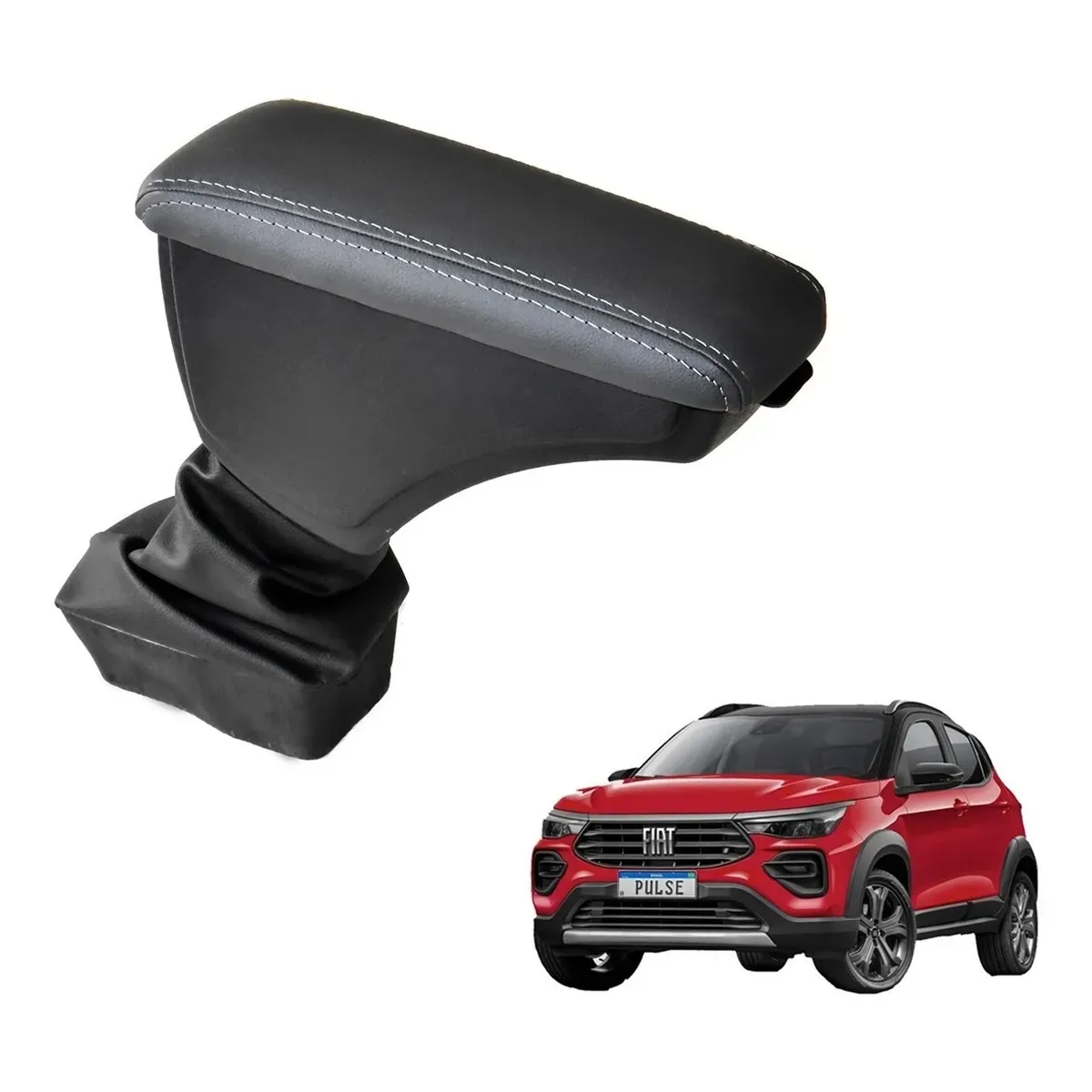 Apoio Descanso Encosto de Braço FIAT PULSE - Grafite - 2021 a 2025