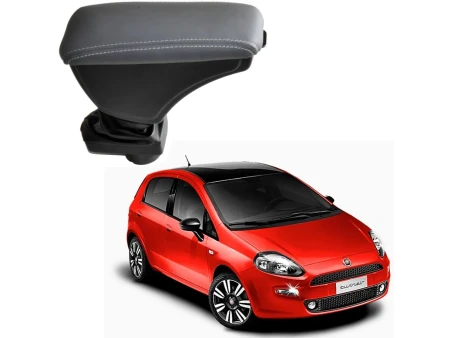 Apoio Descanso Encosto de Braço FIAT PUNTO - Cinza - 2007 a 2019