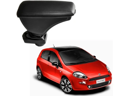 Apoio Descanso Encosto de Braço FIAT PUNTO - Preto  - 2007 a 2019
