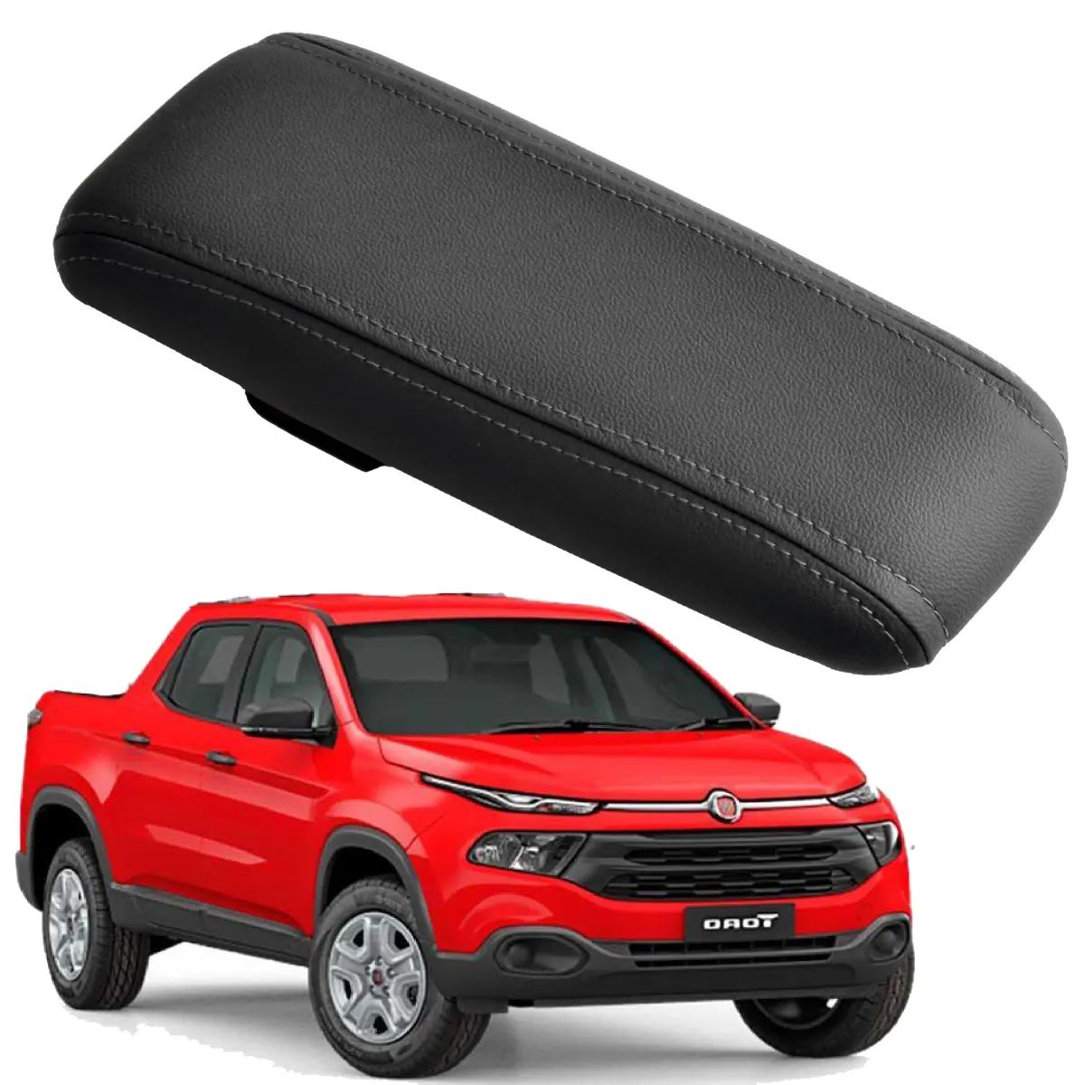 Apoio Descanso Encosto de Braço FIAT TORO ENDURANCE - Grafite - 2016 a 2021