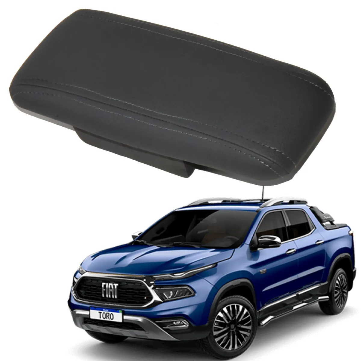 Apoio Descanso Encosto de Braço FIAT TORO ENDURANCE - Grafite - 2022 a 2025