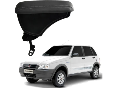 Apoio Descanso Encosto de Braço FIAT UNO COM ENGATE RETO - Grafite - 1982 a 2012