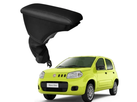 Apoio Descanso Encosto de Braço FIAT UNO VIVACE - Preto  - 2010 a 2021