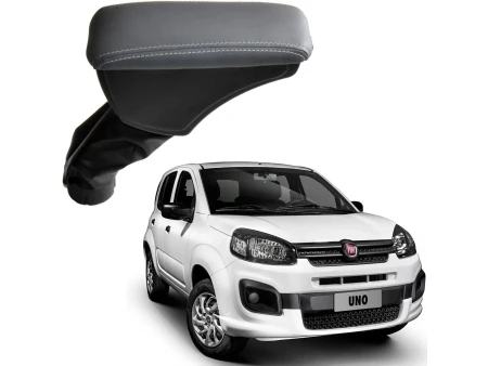 Apoio Descanso Encosto de Braço FIAT UNO WAY - Cinza - 2014 a 2019