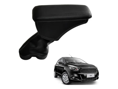 Apoio Descanso Encosto de Braço FORD KA - Preto  - 2015 a 2021