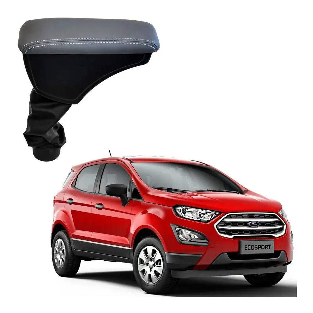 Apoio Descanso Encosto de Braço FORD NOVA ECOSPORT - Cinza - 2013 a 2021