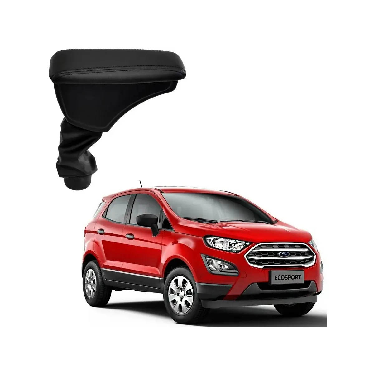 Apoio Descanso Encosto de Braço FORD NOVA ECOSPORT - Preto  - 2013 a 2021