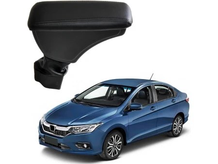 Apoio Descanso Encosto de Braço HONDA CITY - Preto  - 2015 a 2025