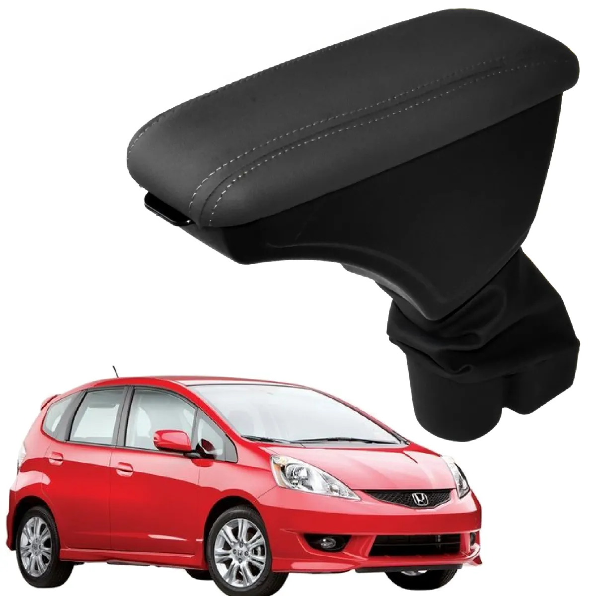 Apoio Descanso Encosto de Braço HONDA FIT - Grafite - 2004 a 2008