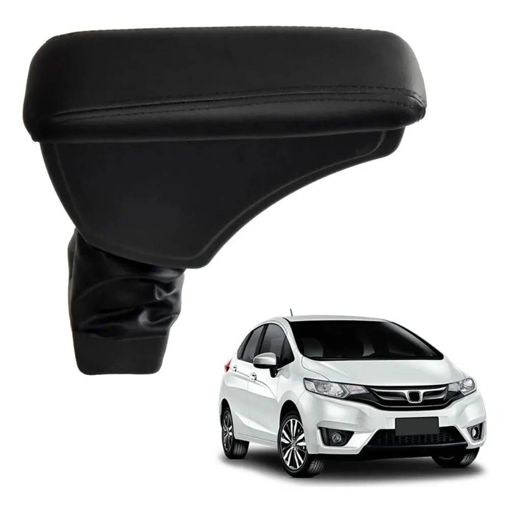 Apoio Descanso Encosto de Braço HONDA FIT - Preto  - 2015 a 2021