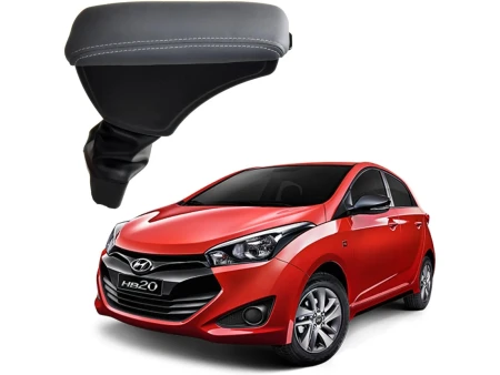 Apoio Descanso Encosto de Braço HYUNDAI HB20 - Cinza - 2012 a 2025