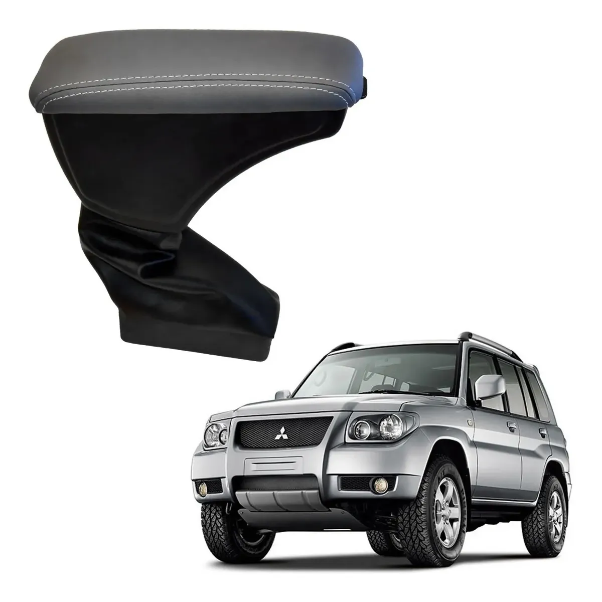 Apoio Descanso Encosto de Braço MITSUBISHI TR4 - Cinza - 2002 a 2014