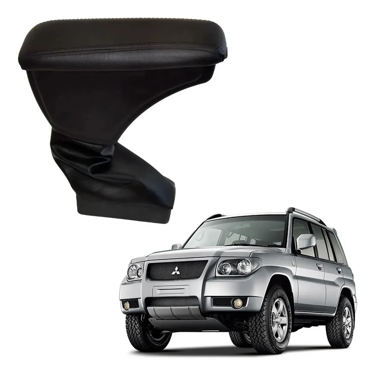 Apoio Descanso Encosto de Braço MITSUBISHI TR4 - Preto  - 2002 a 2014
