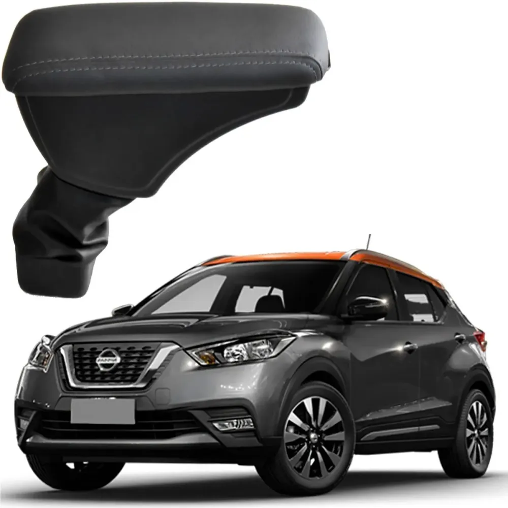 Apoio Descanso Encosto de Braço NISSAN KICKS - Grafite - 2016 a 2024