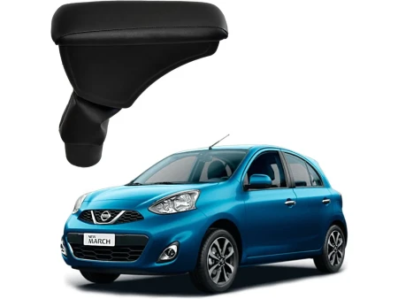 Apoio Descanso Encosto de Braço NISSAN MARCH - Preto  - 2011 a 2020