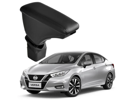 Apoio Descanso Encosto de Braço NISSAN NOVO VERSA - Preto  - 2020 a 2024
