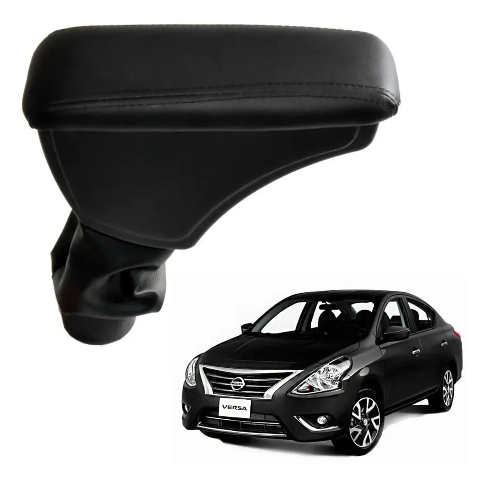 Apoio Descanso Encosto de Braço NISSAN VERSA - Preto  - 2012 a 2019