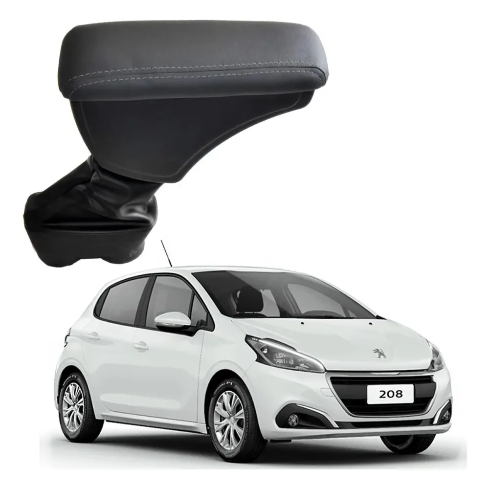 Apoio Descanso Encosto de Braço PEUGEOT 208 - Grafite - 2013 a 2019