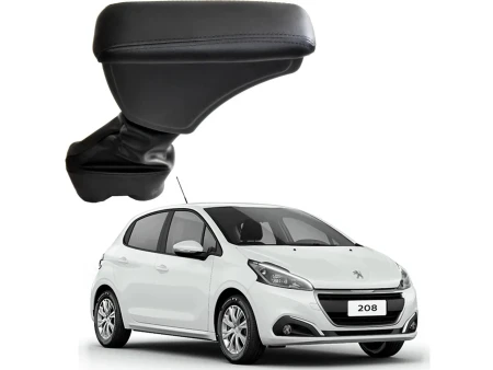 Apoio Descanso Encosto de Braço PEUGEOT 208 - Preto  - 2013 a 2019