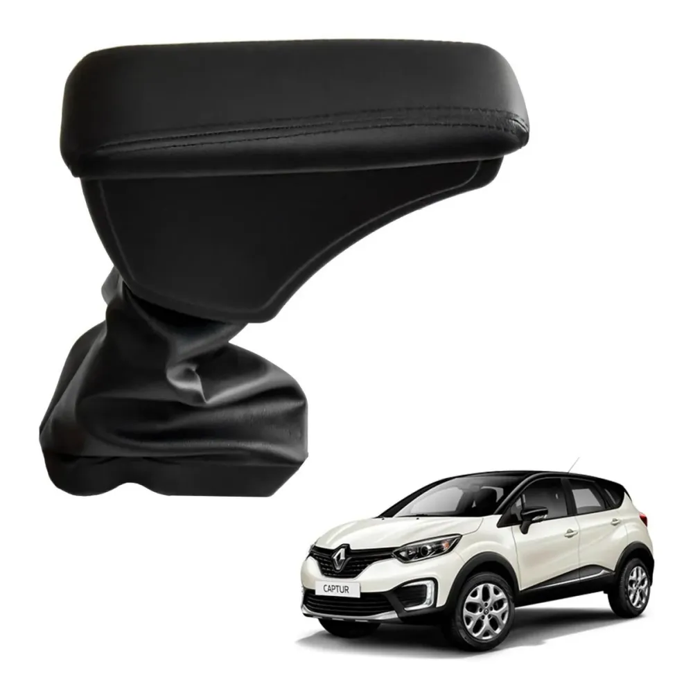Apoio Descanso Encosto de Braço RENAULT CAPTUR - Preto  - 2017 a 2023