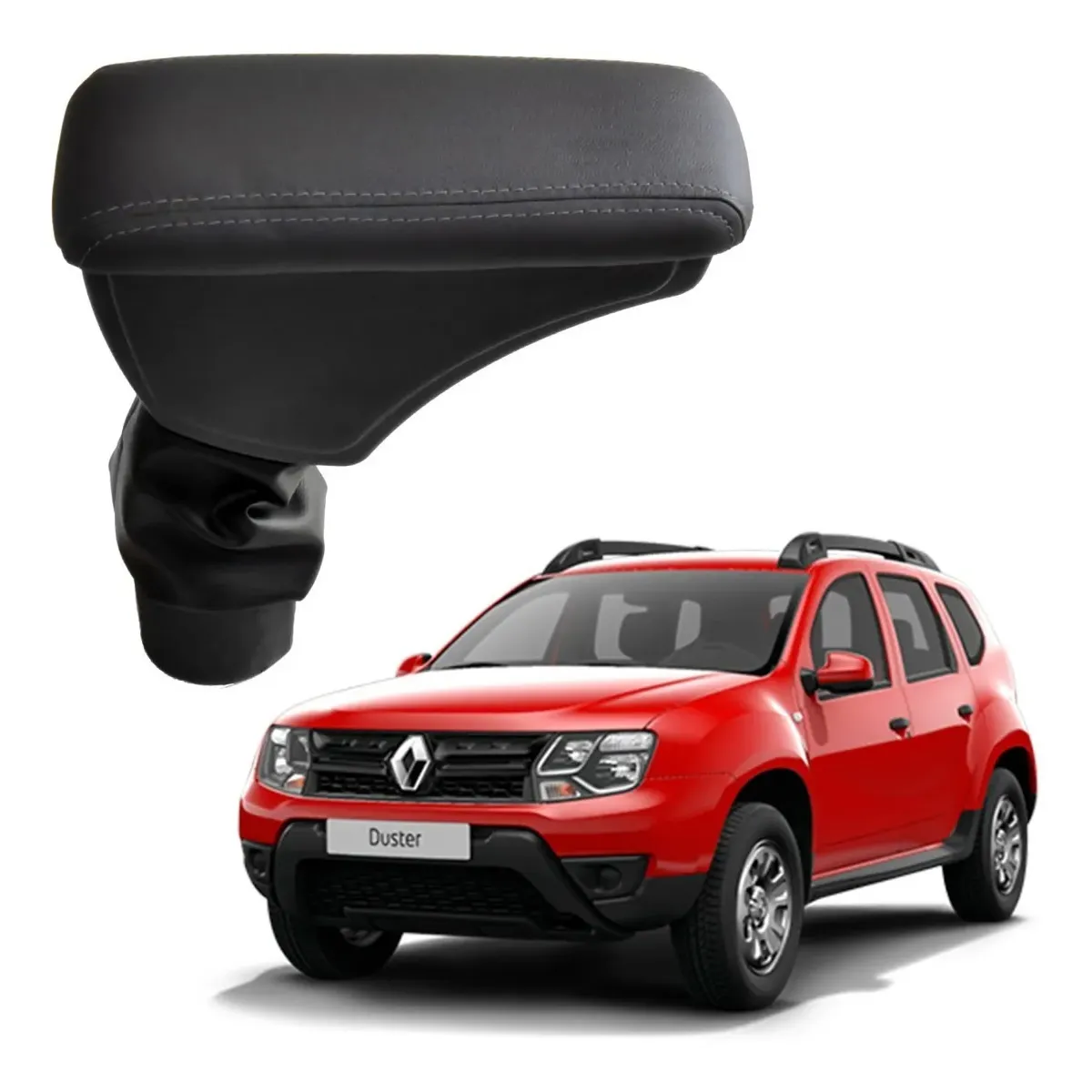 Apoio Descanso Encosto de Braço RENAULT DUSTER - Grafite - 2011 a 2019