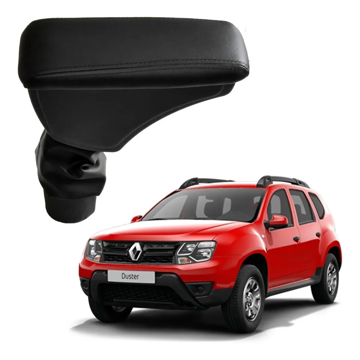 Apoio Descanso Encosto de Braço RENAULT DUSTER - Preto  - 2011 a 2019