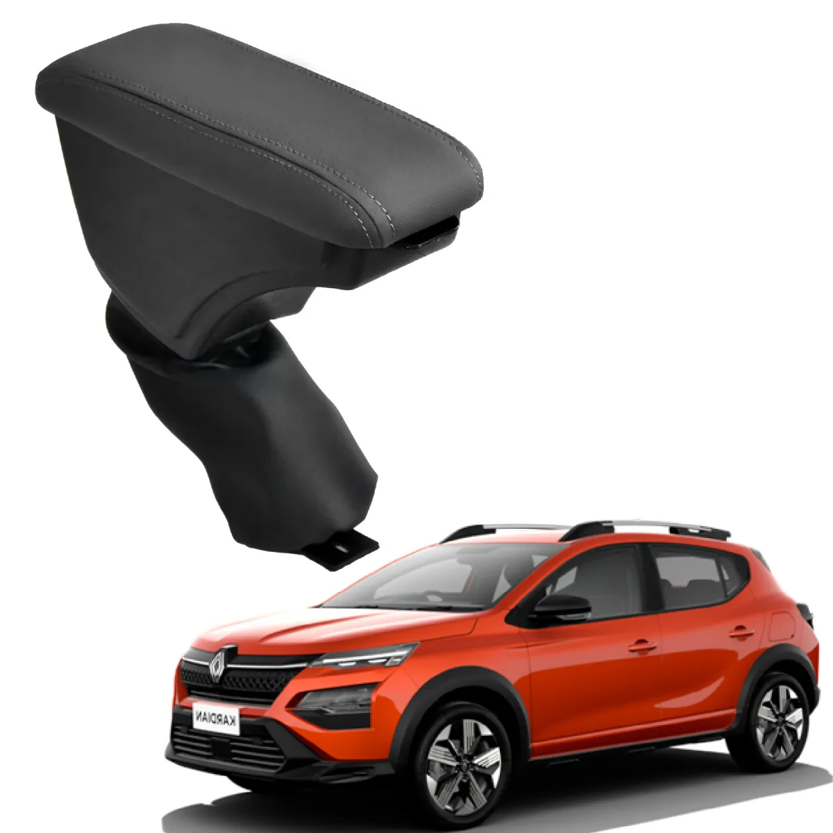 Apoio Descanso Encosto de Braço RENAULT KARDIAN - Grafite - 2024 a 2025
