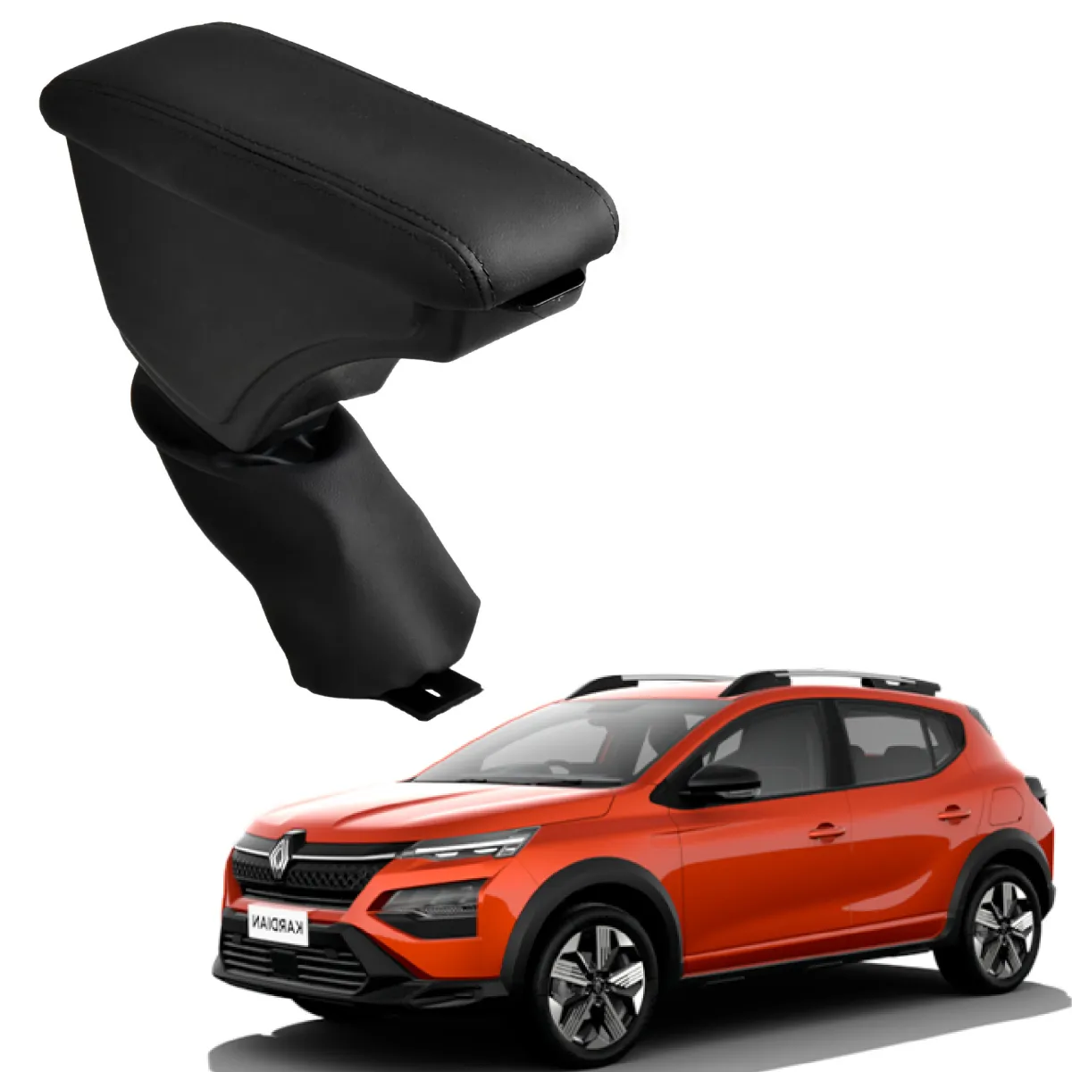 Apoio Descanso Encosto de Braço RENAULT KARDIAN - Preto  - 2024 a 2025